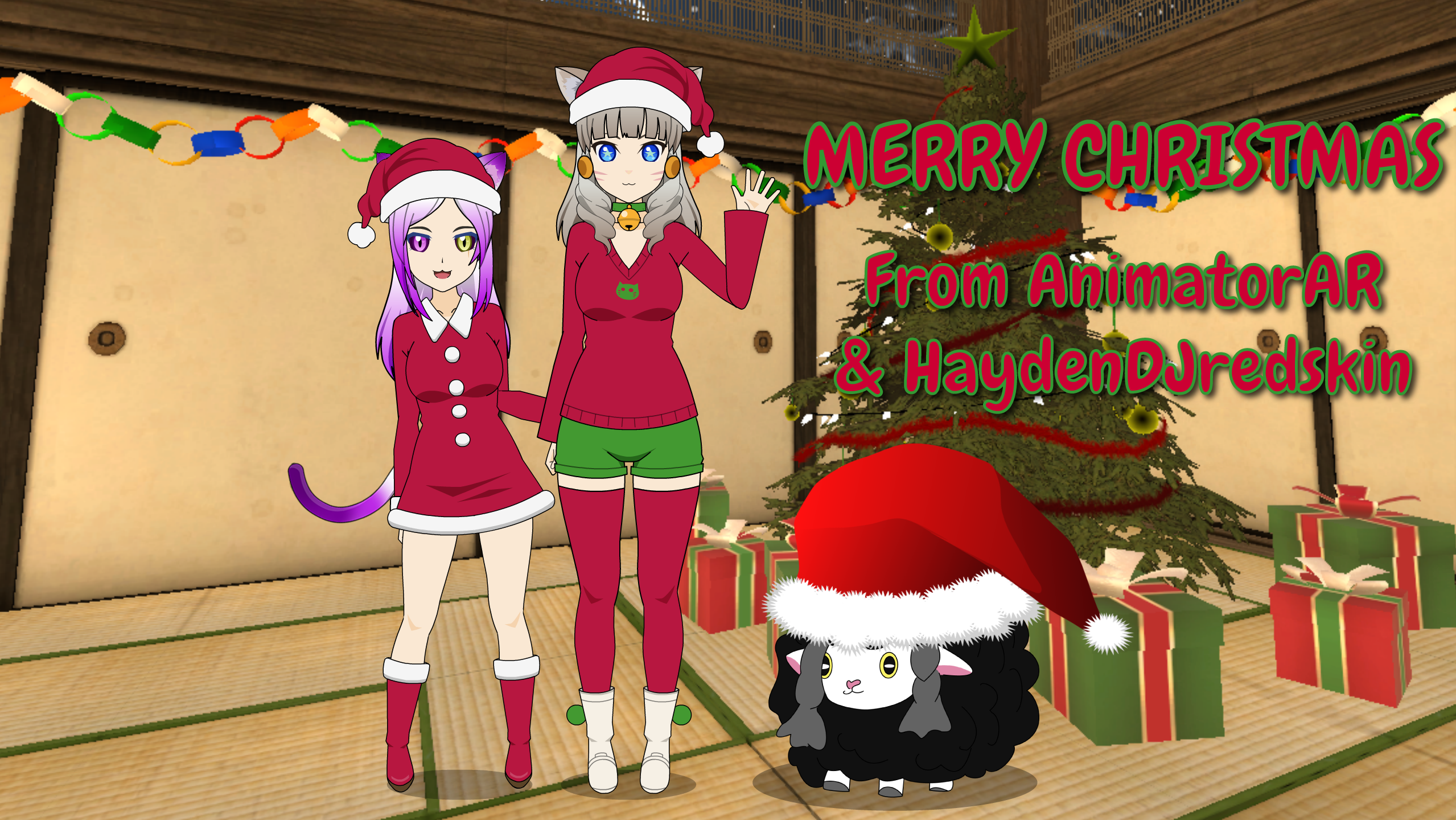 Merry Christmas from AnimatorAR and Hayden