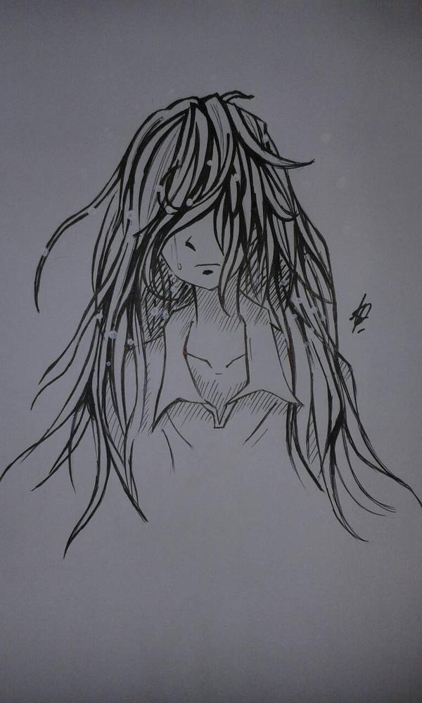 sad character by karamita on DeviantArt
