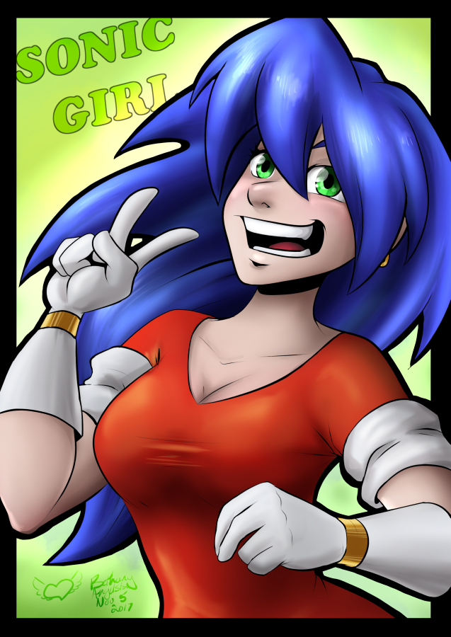 Sonic Girl - Fan Art