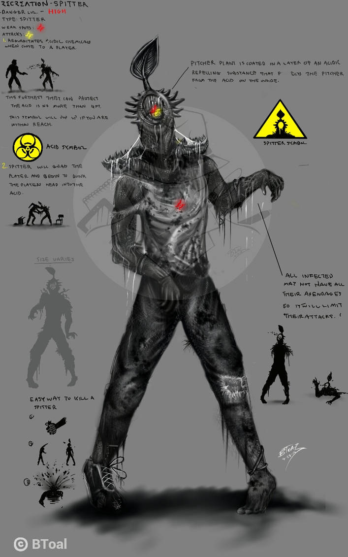 RECREATION Spitter Development Concept Art By BToal On DeviantArt recreation-spitter-development-concept-art-by-btoal-on-deviantart
