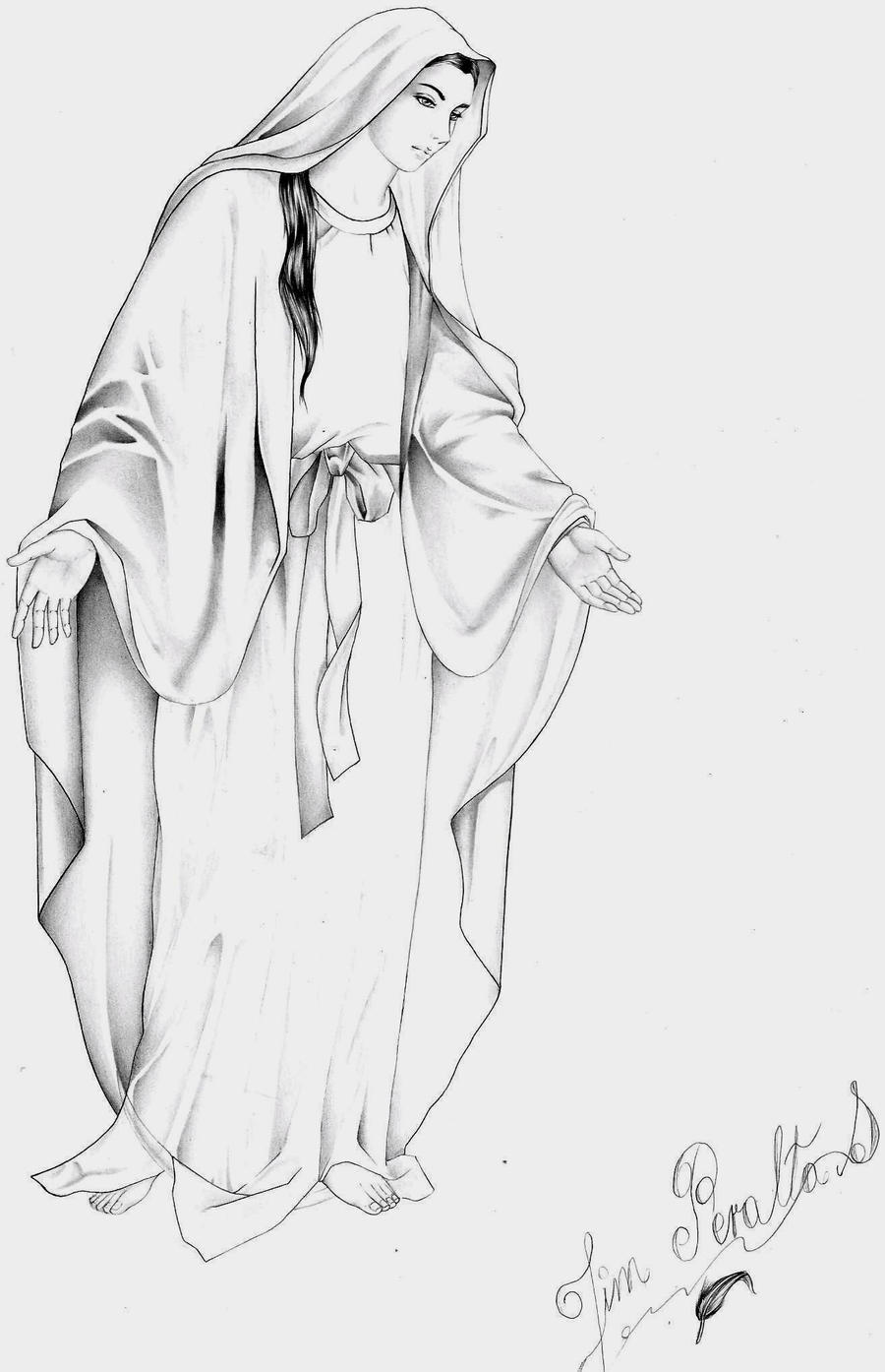 La virgen MARIA by MUERTITO69 on DeviantArt