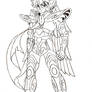 SEIYA DE SAGITARIO-SAINT SEIYA OMEGA (BOCETO)