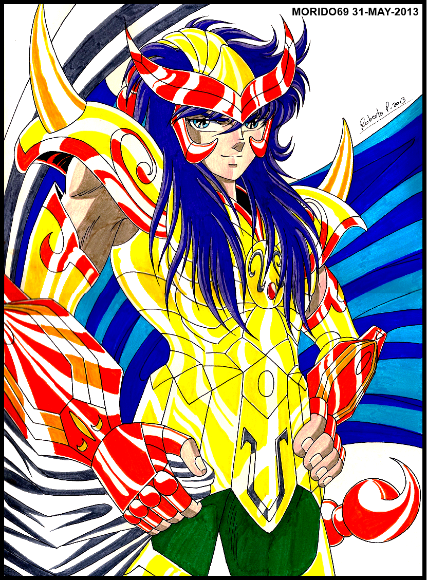 MILO DE ESCORPIO-SAINT SEIYA  (MARKER-COLOR)