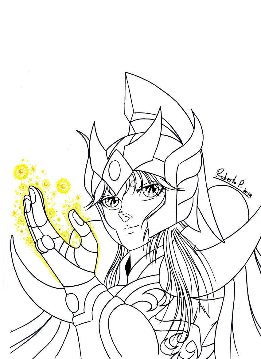 MU DE ARIES INK-SAINT SEIYA