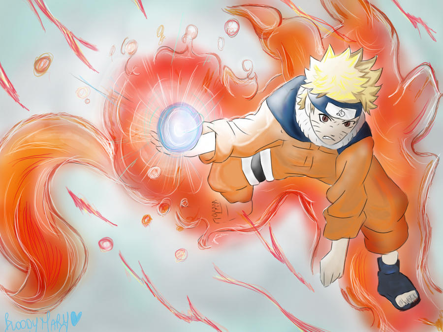 Naruto Rasengan by Bloody-Mary20 on DeviantArt