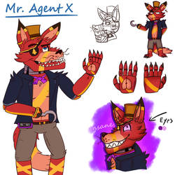 [OC] Reference Sheet for Mr. Agent X