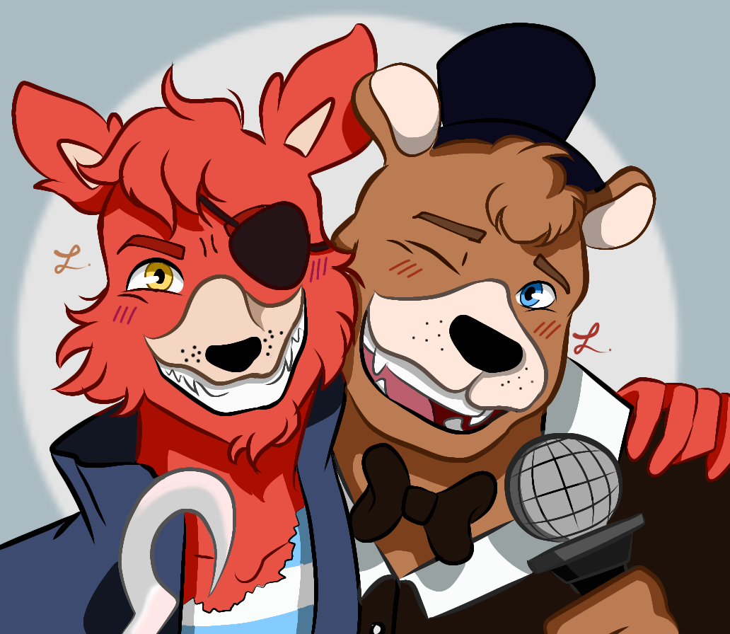 Foxy And Freddy By ZammRG On DeviantArt foxy-and-freddy-by-zammrg-on-deviantart