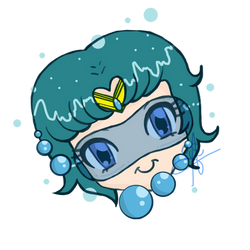 Sailor Mercury- Ami chan cute inner self