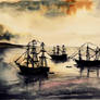 The Harbor- Watercolor