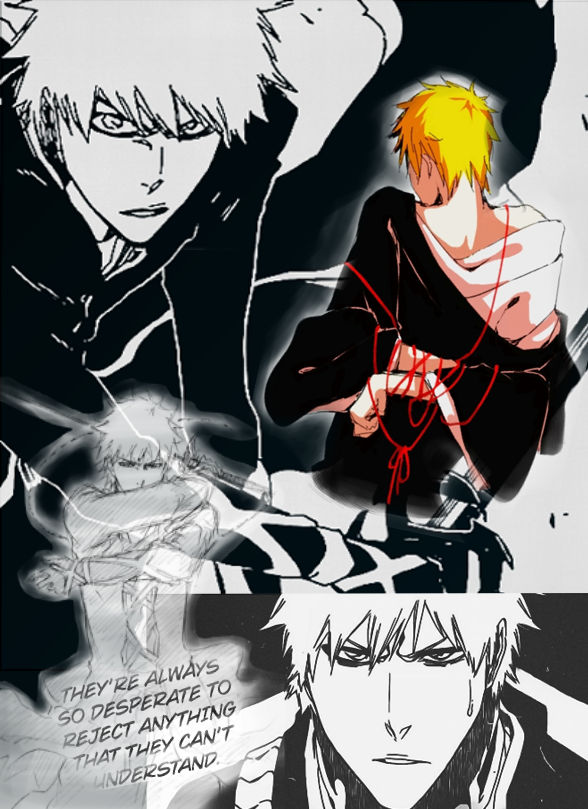Ichigo Kurosaki - Bleach Collage by SerendipitysLost on DeviantArt