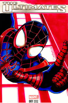 Miles Morales Ultimate Spider-man cover