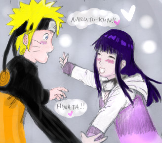 NaruHina: Hug Me -colored-