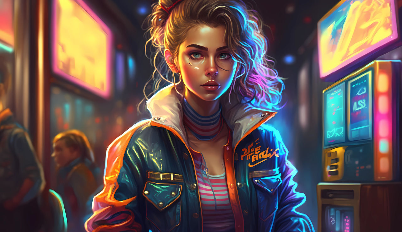 Arcade night by SandraBelrose on DeviantArt