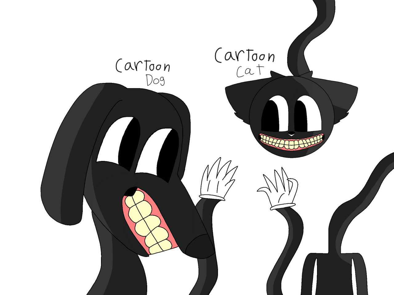 Cartoon cat and cartoon dog by Sophieosama on DeviantArt Cartoon cat and cartoon dog by Sophieosama on DeviantArt