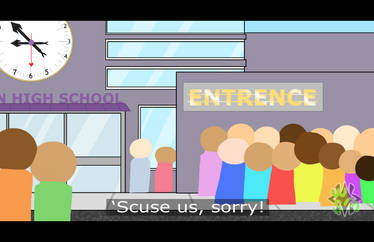 Crowded school (KANDI SKULLZ FAKE SCREENSHOT)