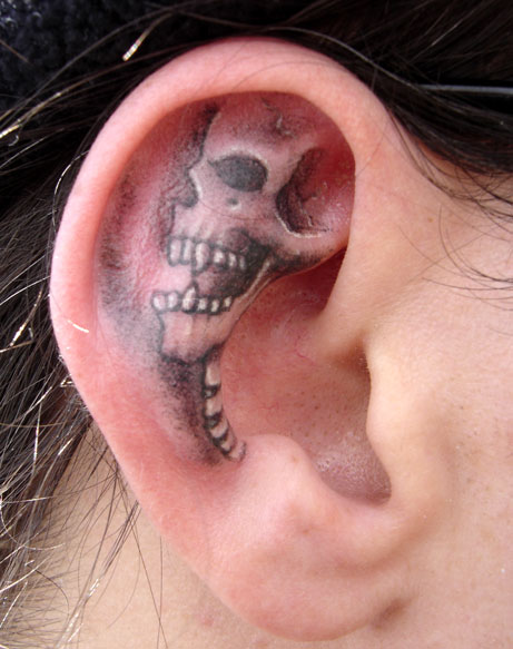 ear skull by arcaneserpent