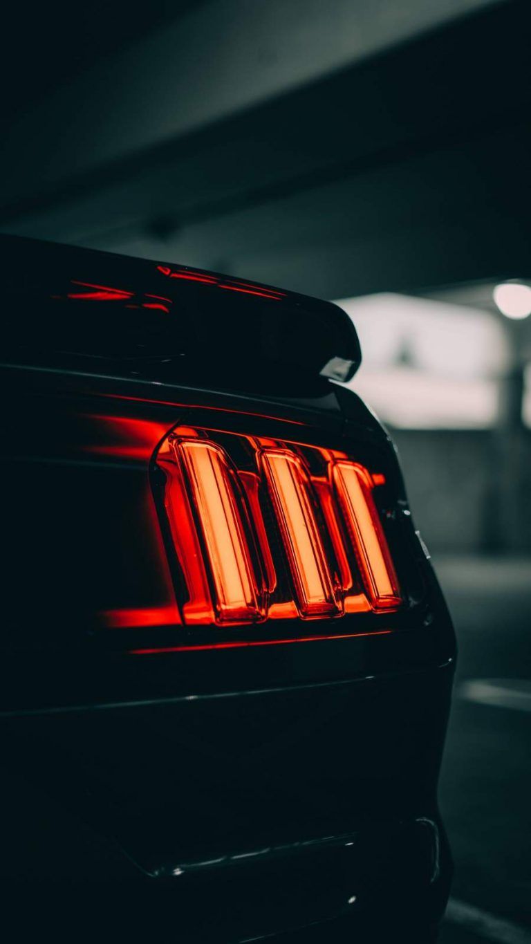 Mustang Lights iPhone Wallpaper