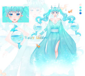 [closed] Adoptable Auction Water Goddess by Sapphire-B