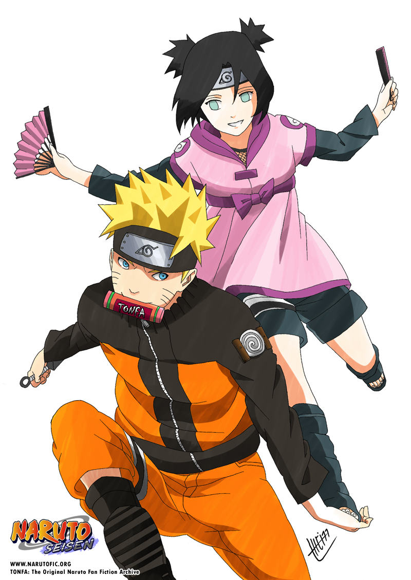 Hanabi and Naruto