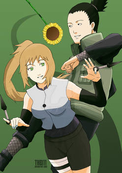 Himawari and Shikamaru