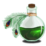 Poisonous Peacock Pixel Potion by LaJolly