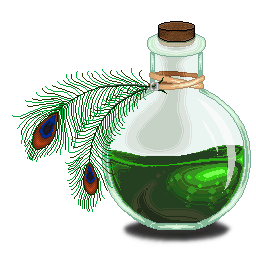 Poisonous Peacock Pixel Potion