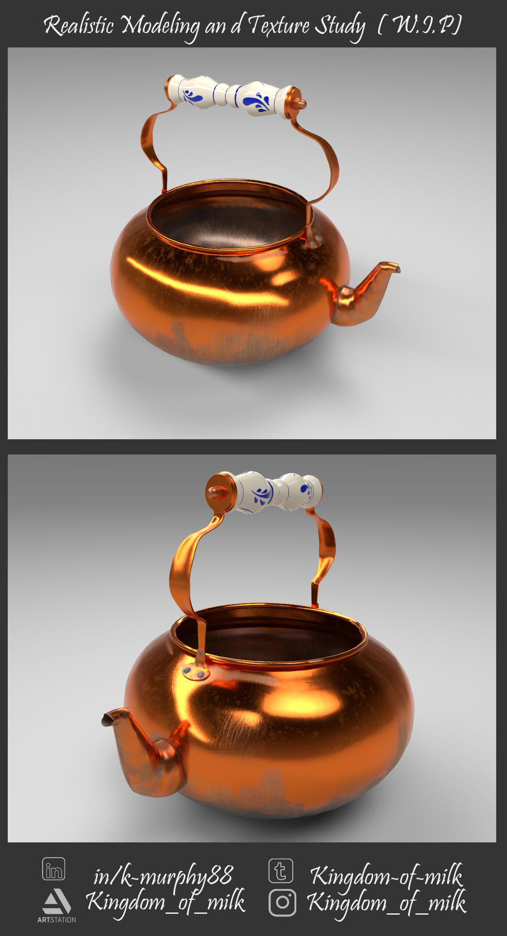 Realistic Modeling and Texture Study by Kingdom-of-milk on DeviantArt