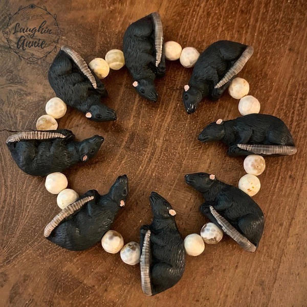Eight Rats Bracelet (SOLD) by TheArtovLaughinAnnie on DeviantArt