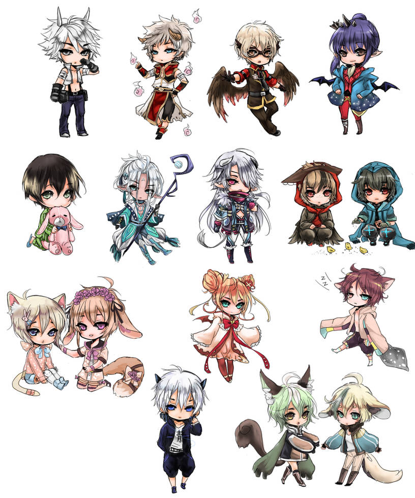 Gerald Chibi Chibis by shrimpHEBY on DeviantArt