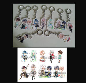 Acrylic Keychains ( Clear Stock)