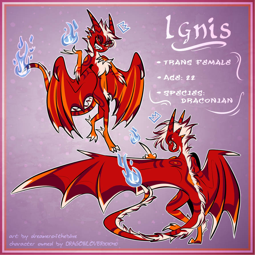Ignis Deviantart ignis - sold now! by dreameroftheblue on DeviantArt