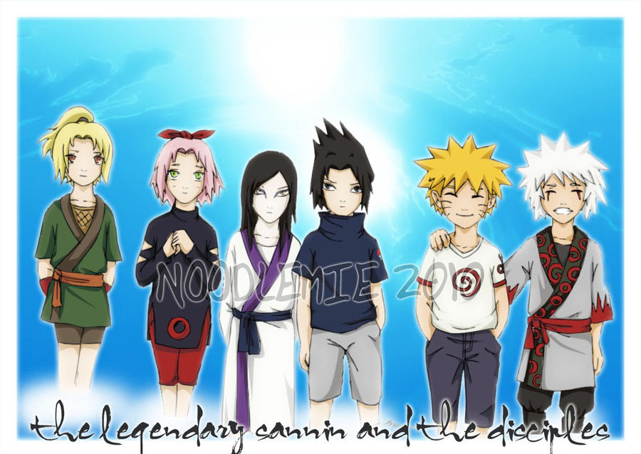 The Legendary Sannin Disciples By Noodlemie On Deviantart The Legendary Sannin Disciples By Noodlemie On Deviantart