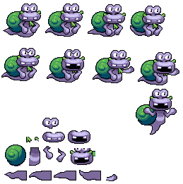 Escargoon sprites