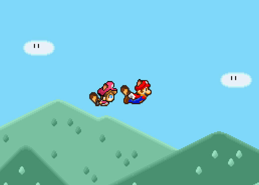Mario Maple Racoon Mario and Maple by Deitz94 on DeviantArt