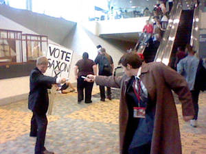 The Doctor and Master stand off at Otakon 2013