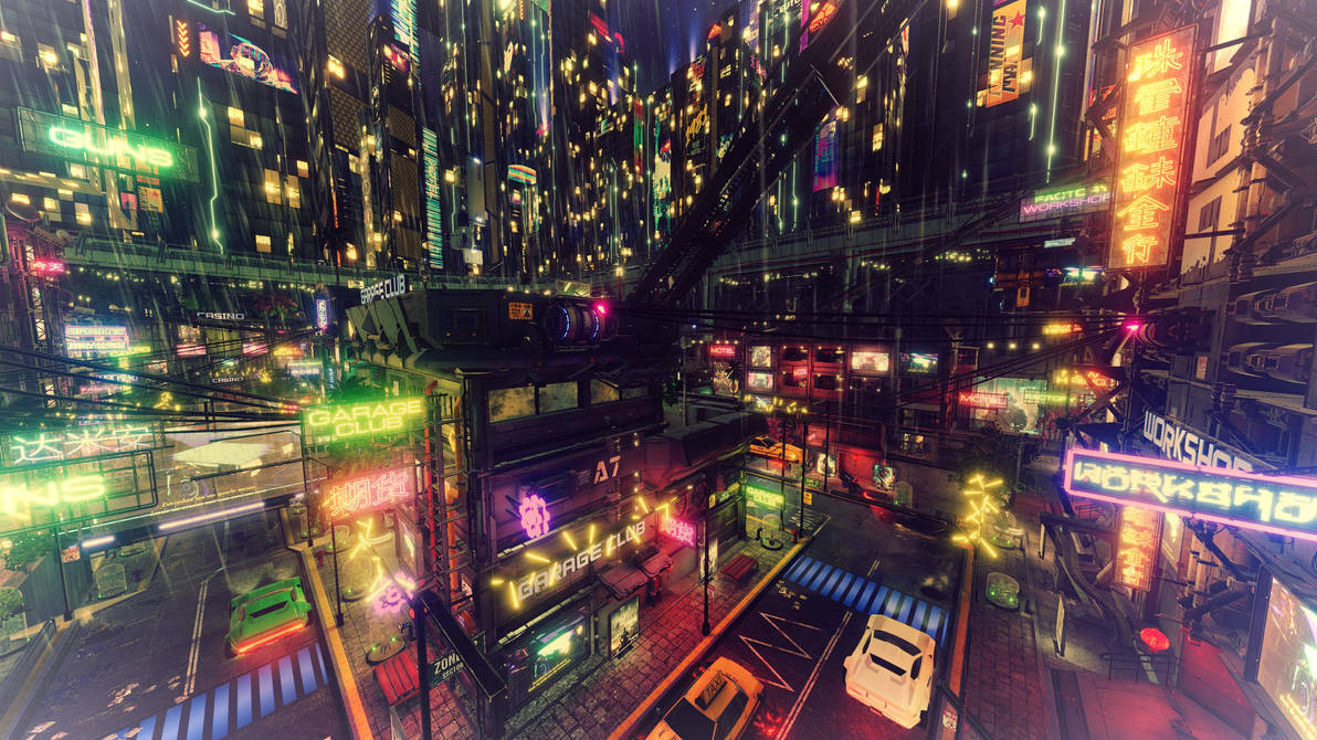 Cyberpunk 2077 Android Wallpaper with CIty by TentaiKuroishi on DeviantArt