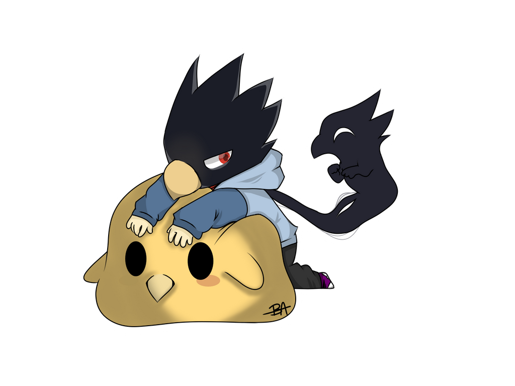 Tokoyami by BLUAnimates on DeviantArt