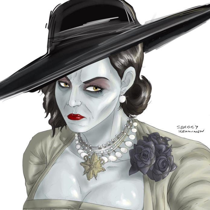 Lady Dimitrescu With A Hat By SergeyKekkonen On DeviantArt lady-dimitrescu-with-a-hat-by-sergeykekkonen-on-deviantart