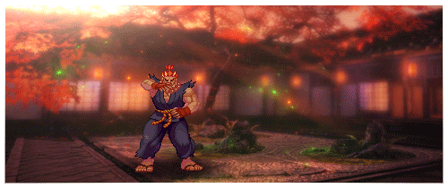 Akuma Sprite (Animated) by The35thChamber
