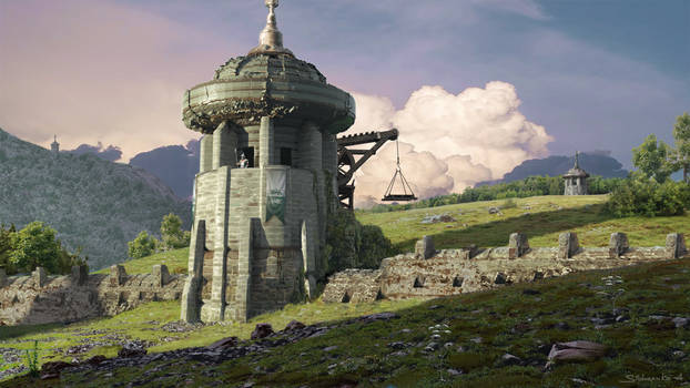 Tower scene