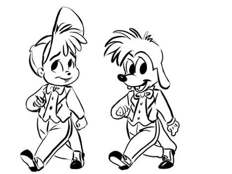 Alvin and Max doodle