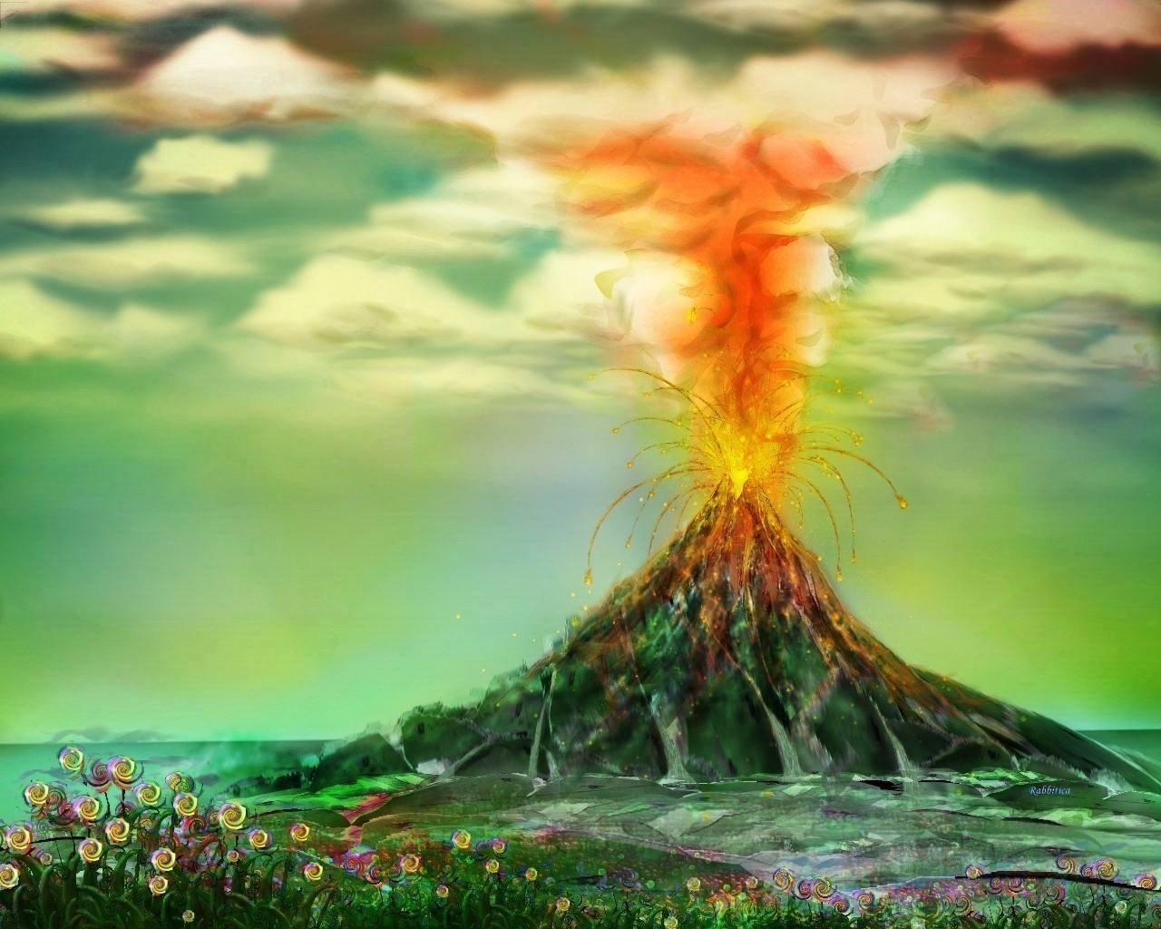 Hourglass Volcano