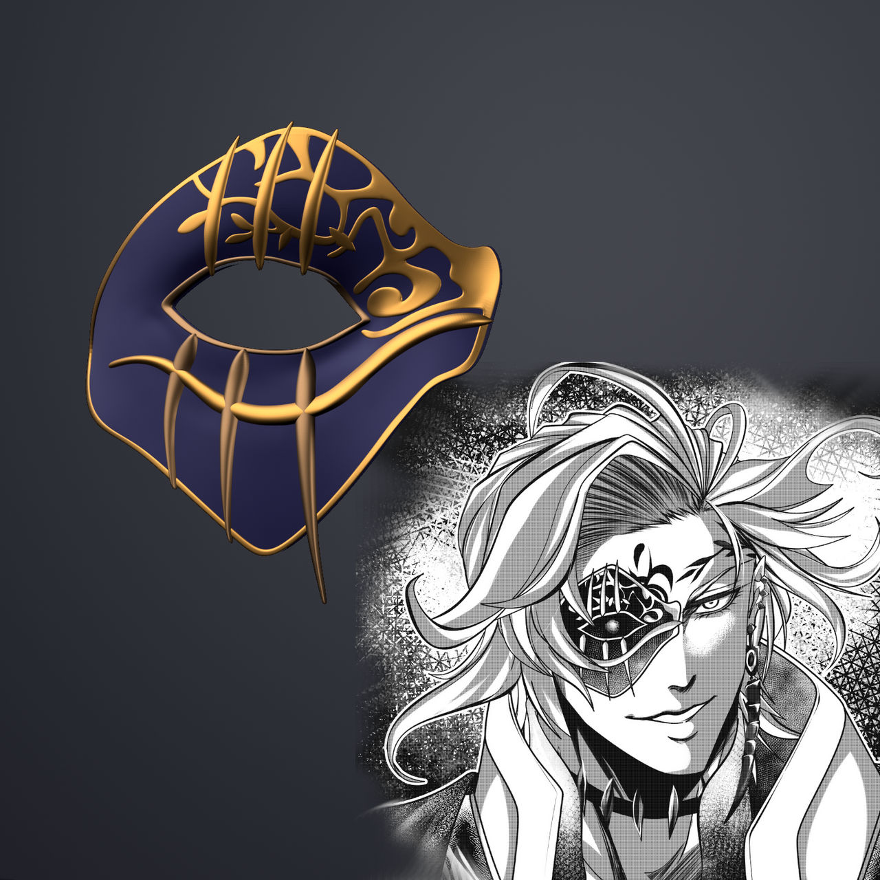 Eye Patch Ragnarok Records of Ragnarok - Hades Eye Mask by FumblingMaoMao on DeviantArt