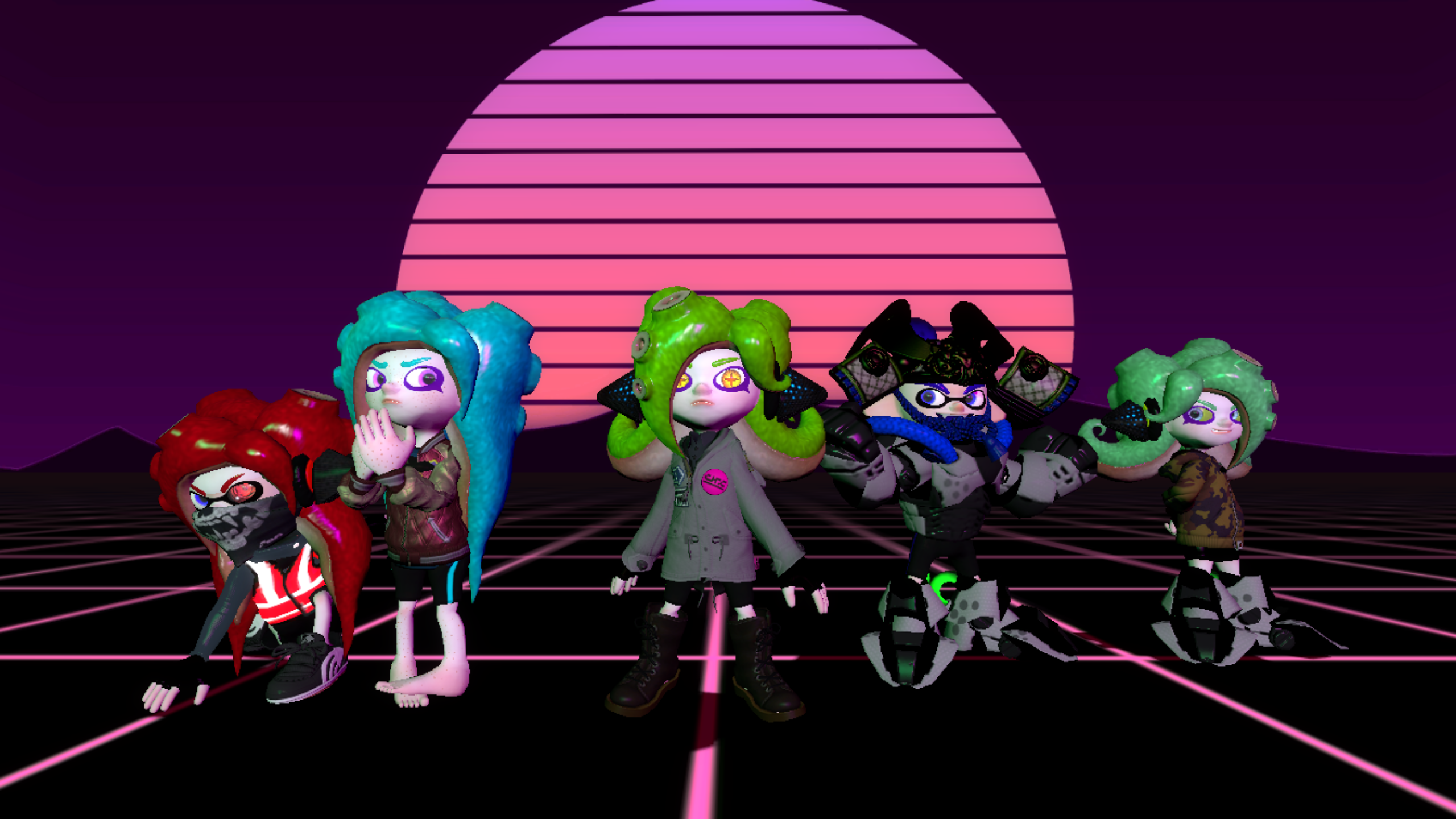 Callie vs Marie Line-up: Main Characters