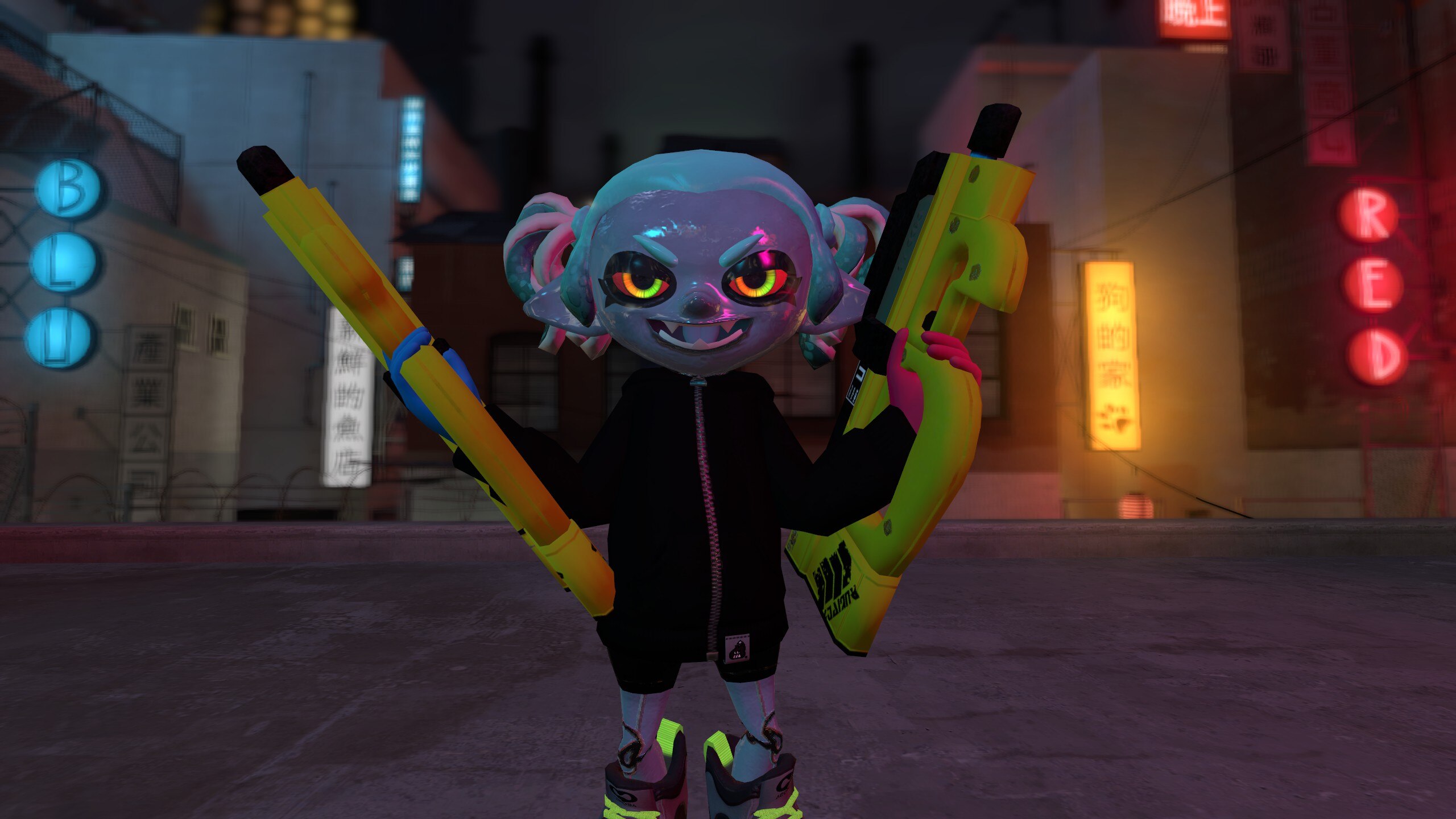 Rebecca as an Inkling by Steelhead96 on DeviantArt