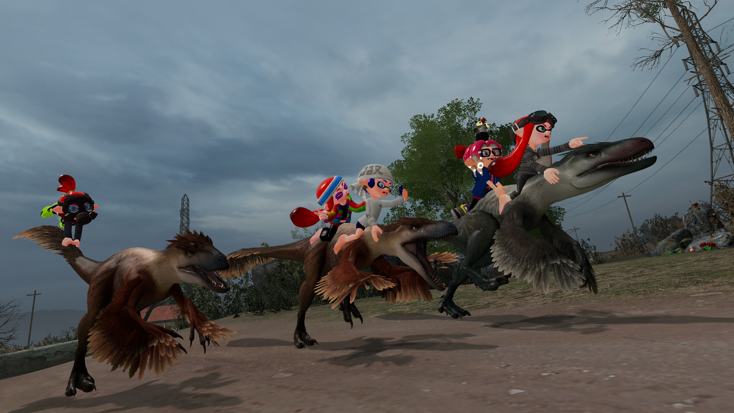 Deviantart Raptor Riding Utahraptor ride by Steelhead96 on DeviantArt