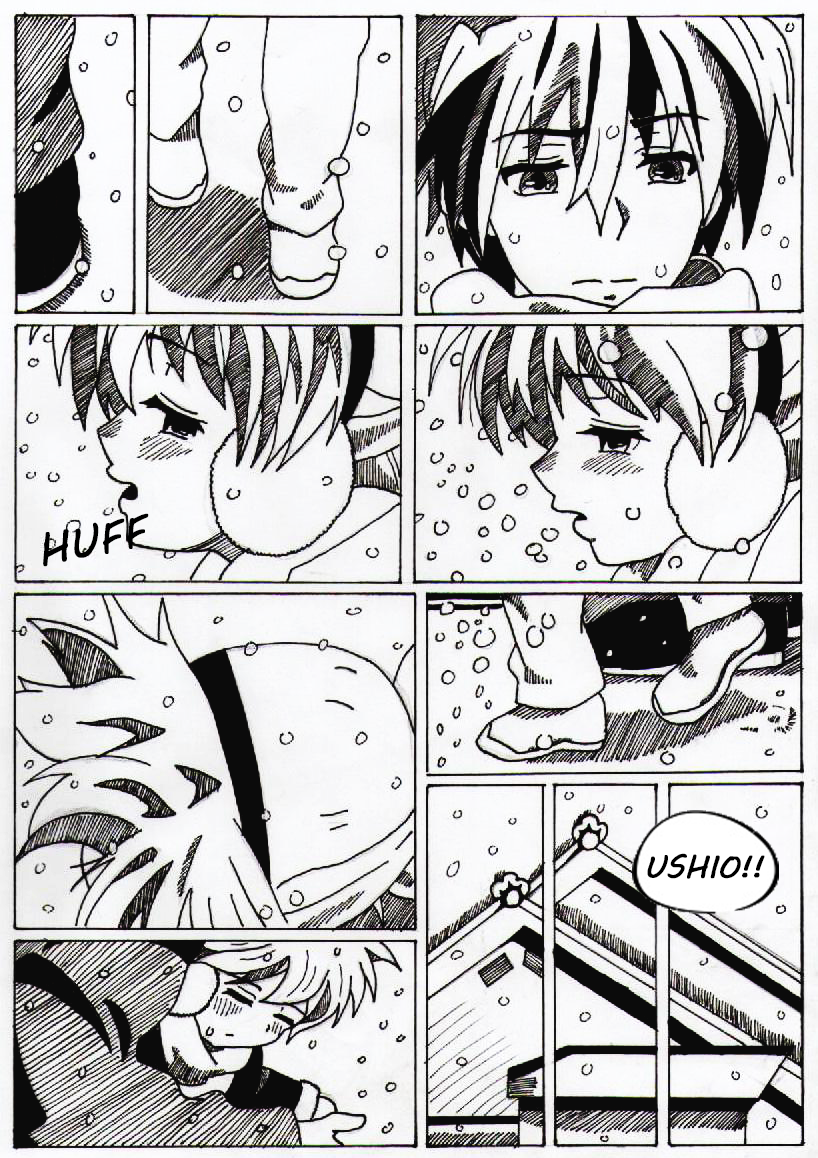 My Clannad Manga Adaption: Ushio's Death page 2/4 by Tachibananaa on  DeviantArt