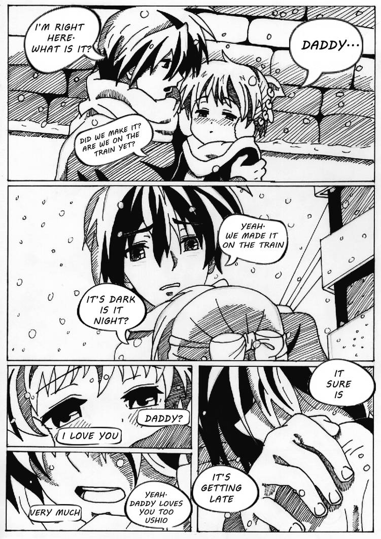 My Clannad Manga Adaption: Ushio's Death page 4/4 by Tachibananaa on  DeviantArt