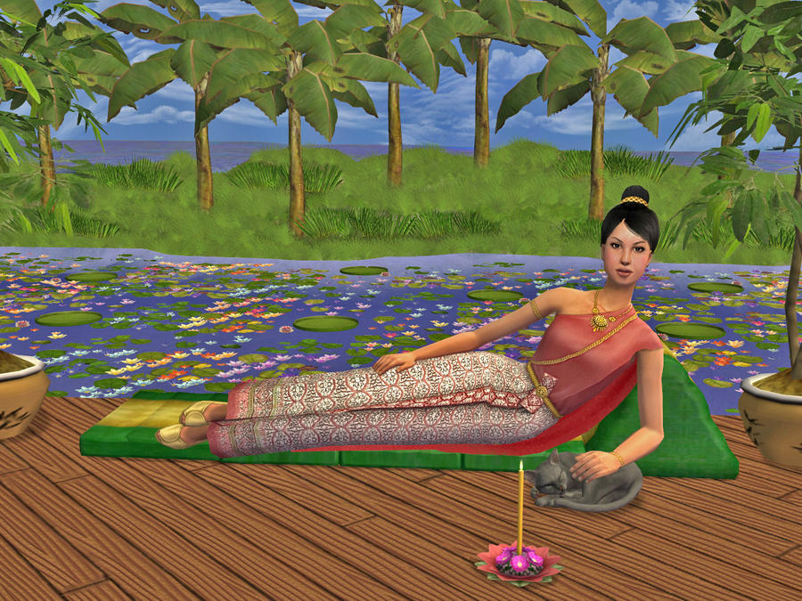 Thai lady - Sims