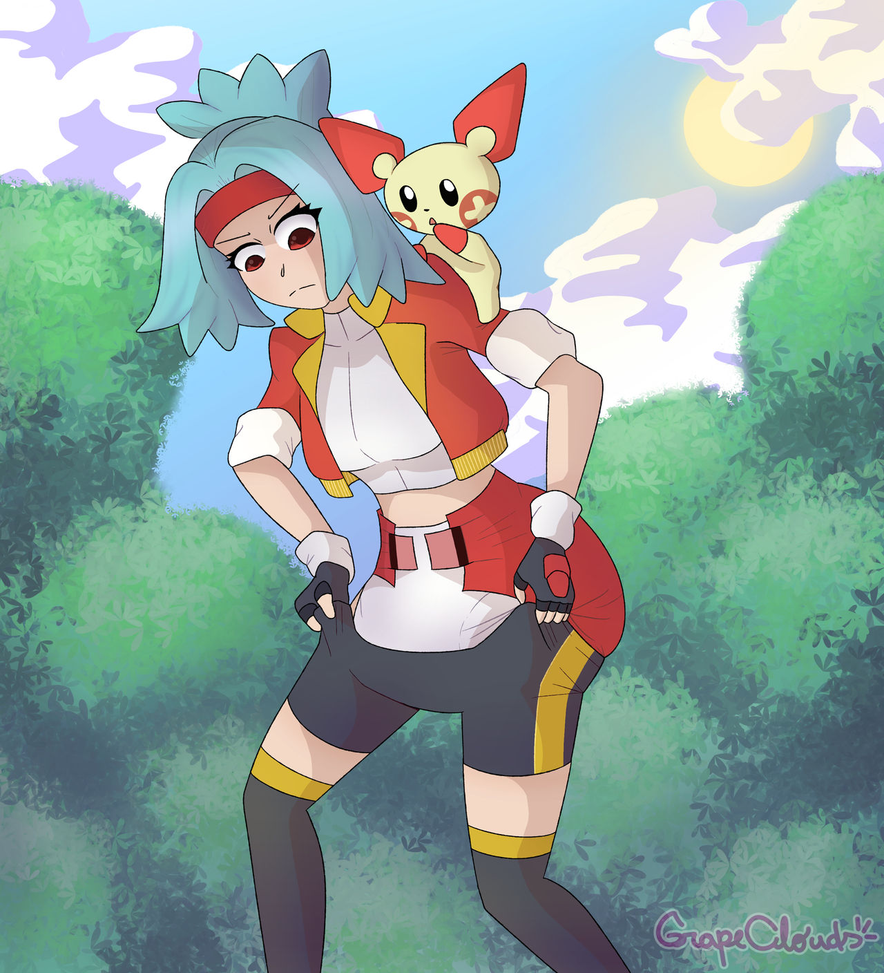 Pokemon Ranger Solana by PinkTheDinosaur on DeviantArt
